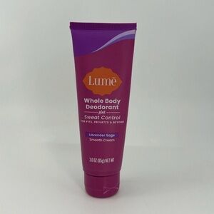 Lume Whole Body Deodorant Plus Sweat Control Smooth Cream Lavender Sage